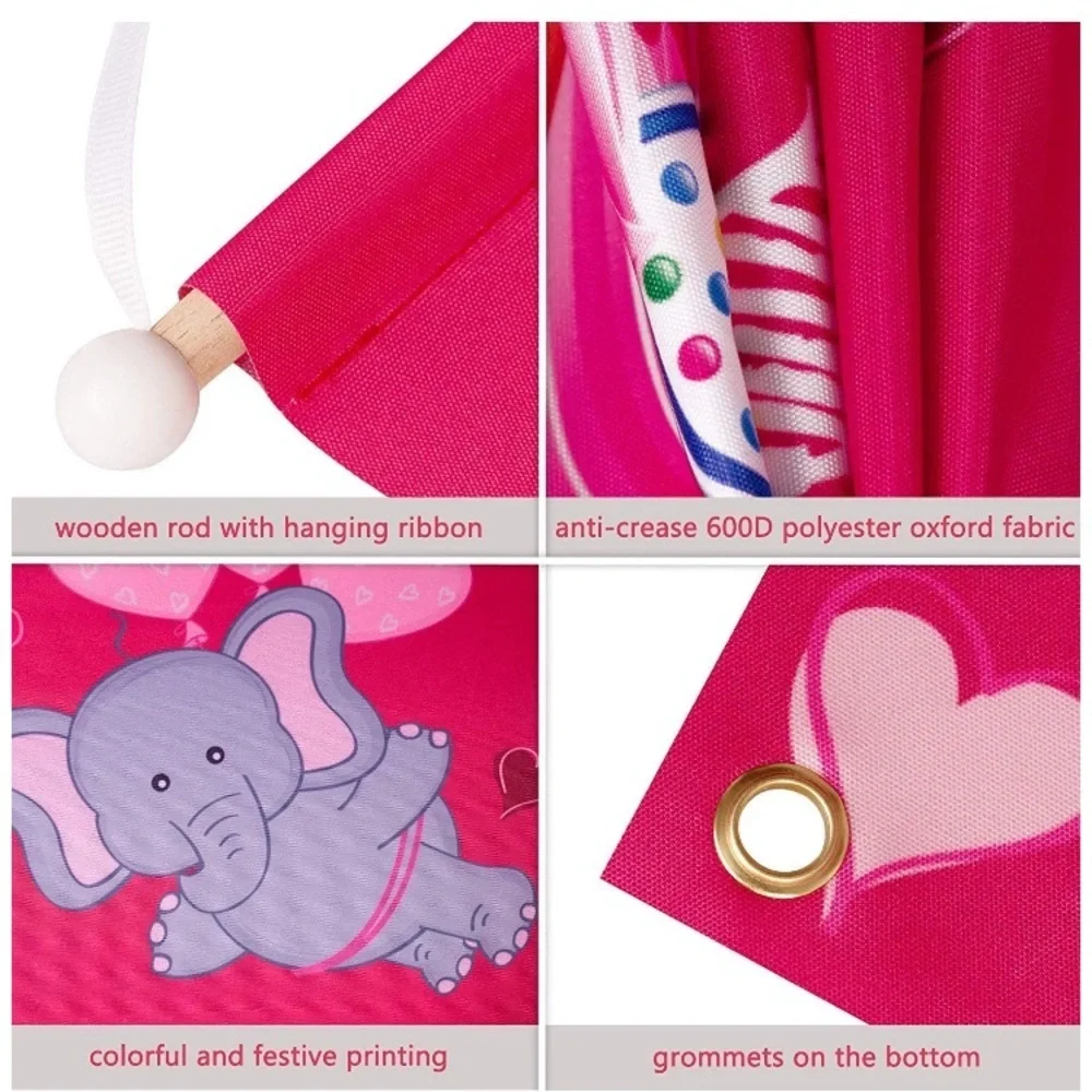 Happy””Valentine’s Day” Happy” Banner  Decor
